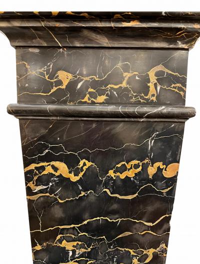 Portor marble pedestal France circa 1900