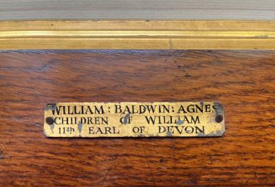 Portrait Children of the 11th Earl of Devon Follower of Adam Buck