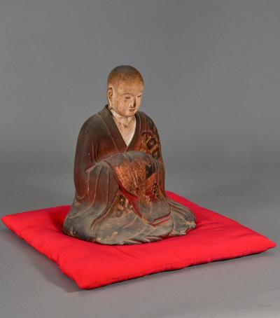 Portrait Sculpture of a Buddhist Monk
