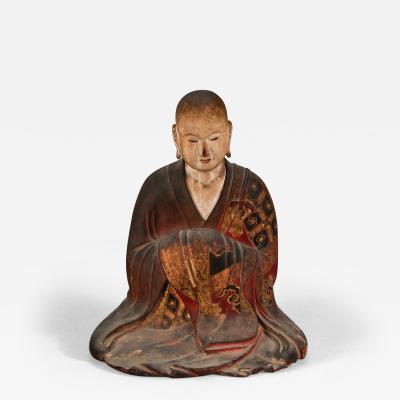 Portrait Sculpture of a Buddhist Monk