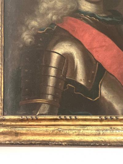 Portrait of Louis George Margrave of Baden Baden Oil on Canvas Circa 1725