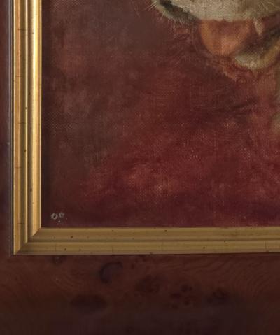 Portrait of a Saint Bernard England circa 1880