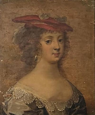 Portrait of a Woman Attributed to Cornelius van Ceulen England circa 1650