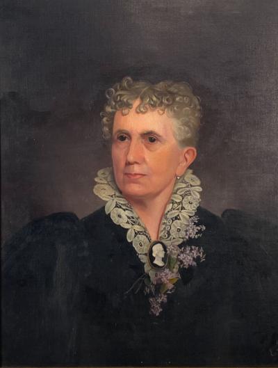 Portrait signed E Lundgren 1895 Sweden