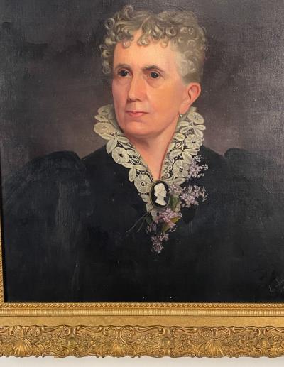 Portrait signed E Lundgren 1895 Sweden