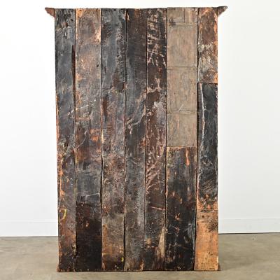 Portuguese 18th Century Carved Solid Chestnut Cabinet