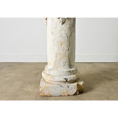 Portuguese 18th Century Carved Stone Column