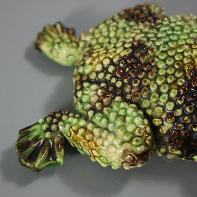 Portuguese Majolica Palissy Toad Wall Figure