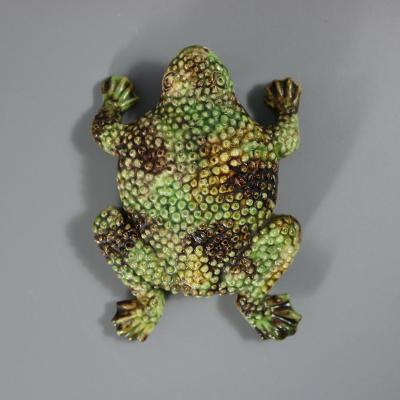 Portuguese Majolica Palissy Toad Wall Figure
