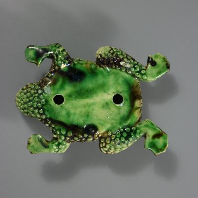 Portuguese Majolica Palissy Toad Wall Figure