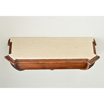 Portuguese Pair of 18th Century Pine Altar Consoles