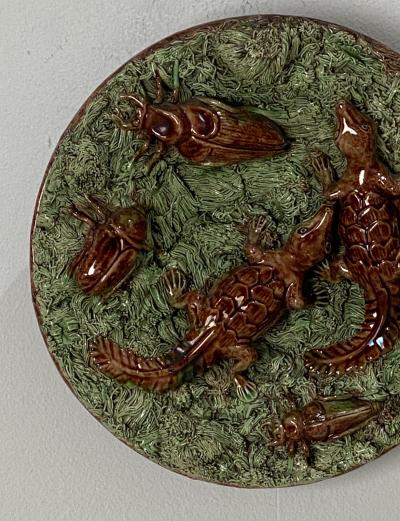 Portuguese Palissy Plate Circa 19th Century