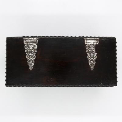 Portuguese Solid Rosewood Box In The Form Of A Gothic Sideboard Circa 1810