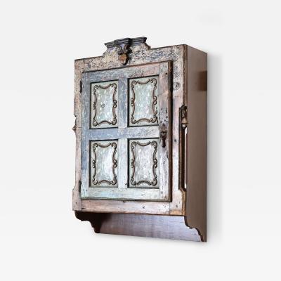 Portuguese Wall Cabinet Made with 19th Century Door