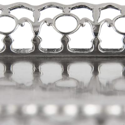 Portuguese silver set of four identical snuffer trays