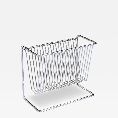 Post Modern Cantilever Steel Magazine Book Rack