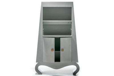 Post Modern Chinoiserie Dry Bar Cabinet C 1990s