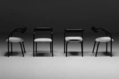 Post Modern Danish Armchairs 1980s