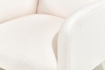 Post Modern Pair Lounge Chairs by Preview in Boucle 1980