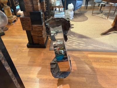 Post Modern Stainless Steel And Bronze Sculpture By Gary Slater