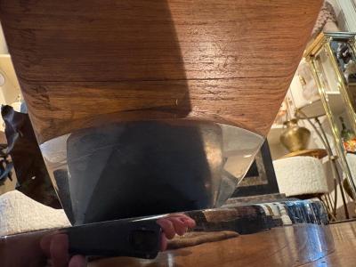 Post Modern Stainless Steel And Bronze Sculpture By Gary Slater