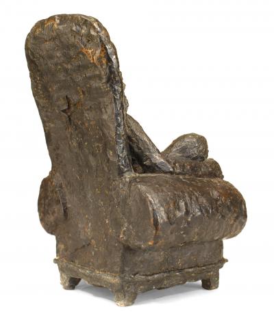 Post War Abstract Bronze Statue