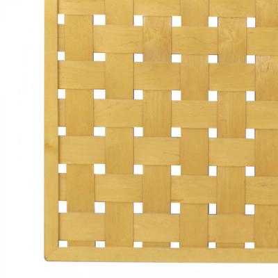 Post War Scandinavian Woven Plywood Screen