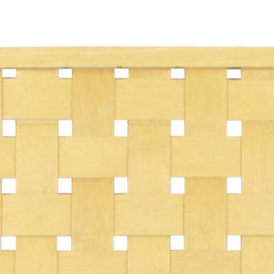 Post War Scandinavian Woven Plywood Screen