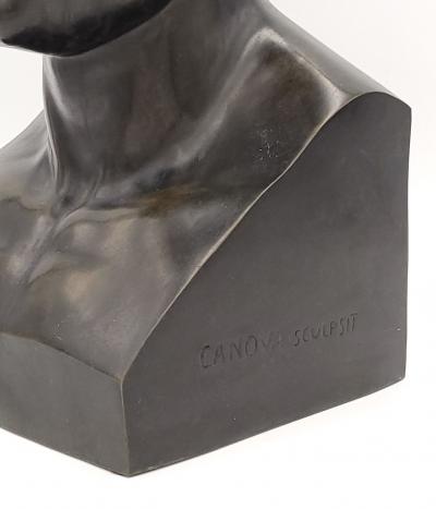 Posthumous Casting of Napoleons Bust by Canova France circa 1890