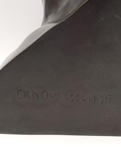 Posthumous Casting of Napoleons Bust by Canova France circa 1890