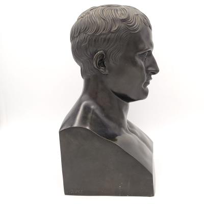 Posthumous Casting of Napoleons Bust by Canova France circa 1890