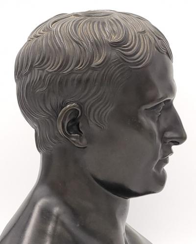Posthumous Casting of Napoleons Bust by Canova France circa 1890