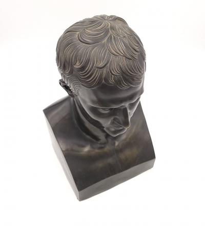 Posthumous Casting of Napoleons Bust by Canova France circa 1890