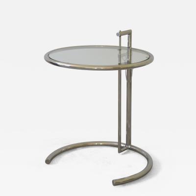 Postmodern Chrome Side Table