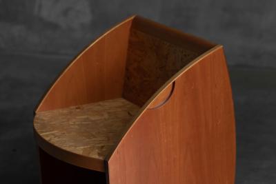 Postmodern Geometric Chairs Italy 1980s