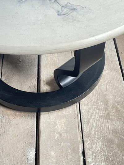 Postmodern Marmorino Coffee Table Sweden Circa 1980s