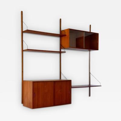 Poul Cadovius Mid Century Danish Modern Teak Floating Shelves Cado Wall Unit by Poul Cadovius