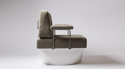 Poul Cadovius Pair of easy chairs and foot stools by Poul Cadovius 1960 s