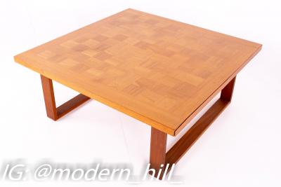 Poul Cadovius for Cado Danish Mid Century Teak Chess Board Coffee Table