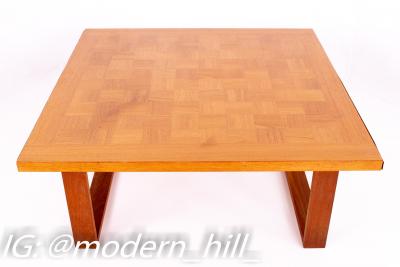 Poul Cadovius for Cado Danish Mid Century Teak Chess Board Coffee Table