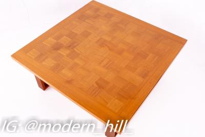 Poul Cadovius for Cado Danish Mid Century Teak Chess Board Coffee Table