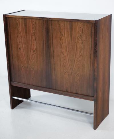 Poul Heltborg Scandinavian Modern Rosewood Bar Designed by Poul Heltborg