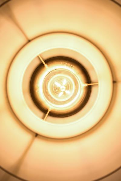 Poul Henningsen Ceiling Lamp Model PH 4 4 in Opaline Glass and Metal by Poul Henningsen 1930s