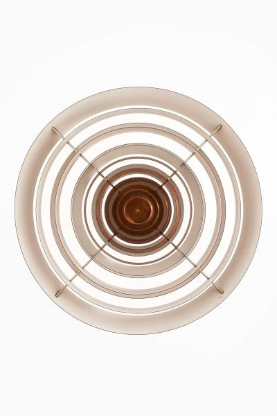 Poul Henningsen Langelinie Ceiling Lamp in Copper by Poul Henningsen 1950s