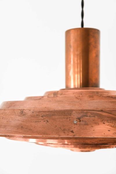 Poul Henningsen Langelinie Ceiling Lamp in Copper by Poul Henningsen 1950s
