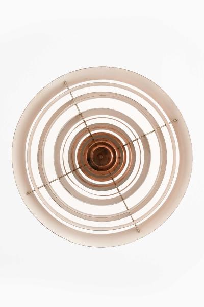 Poul Henningsen Langelinie Ceiling Lamp in Copper by Poul Henningsen 1950s