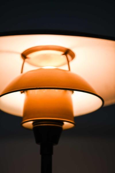 Poul Henningsen PH 3 6 2 Table Lamp in Aluminum Brass and Lacquer by Poul Henningsen 1940s