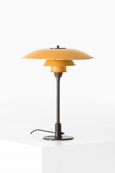 Poul Henningsen PH 3 6 2 Table Lamp in Aluminum Brass and Lacquer by Poul Henningsen 1940s