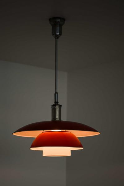 Poul Henningsen PH 5 Ceiling Lamp in Chrome Lacquer Metal by Poul Henningsen 1927 1928