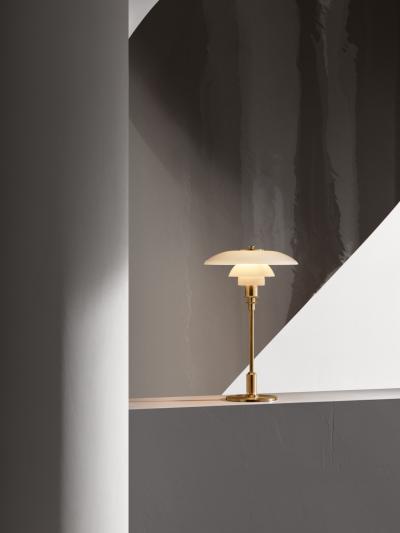 Poul Henningsen Poul Henningsen PH 3 2 Opaline Glass Table Lamp for Louis Poulsen